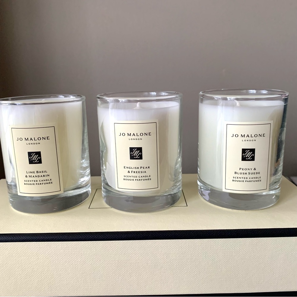 Jo Malone Travel Candle Trio, Lime Basil &Mandarin/English Pear &Freesia/Peony